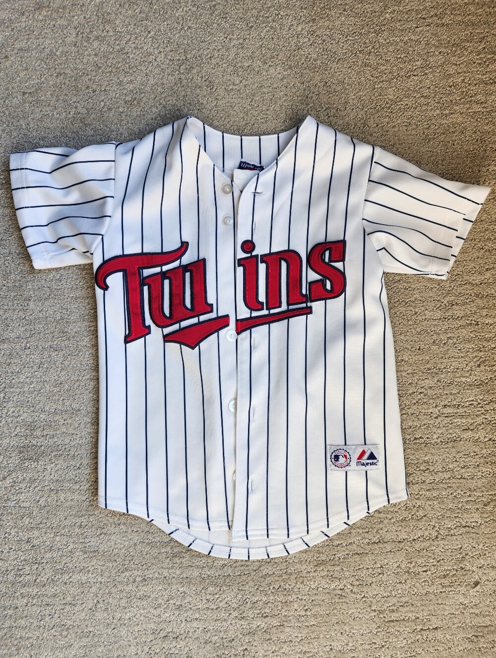 Majestic Kids Twins Baseball Jersey